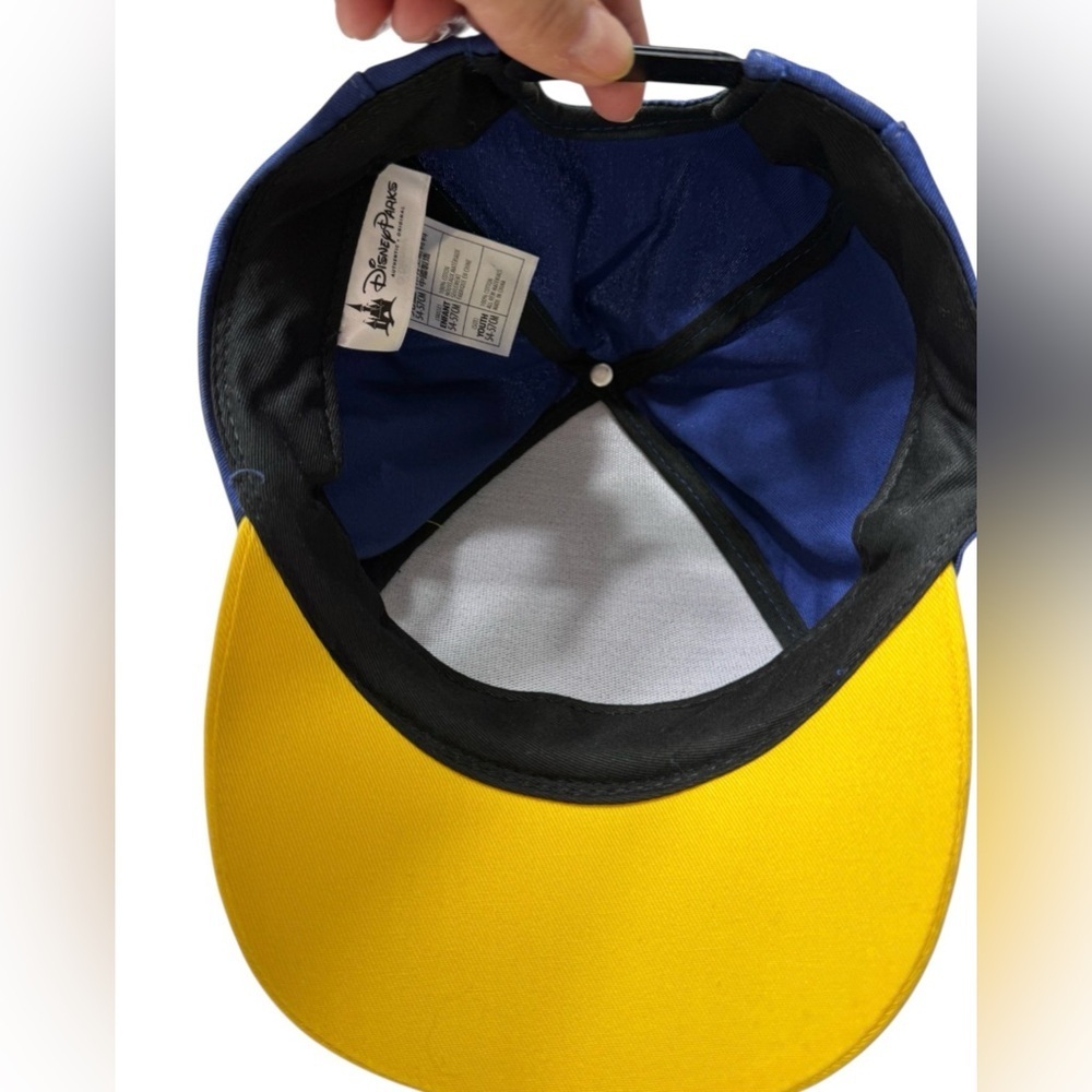 DISNEY MICKEY MOUSE 3D EARS SNAPBACK HAT JUNIOR BLUE AND YELLOW ADJUSTABLE CAP - Picture 5 of 7